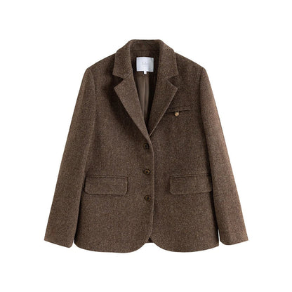 Senna | Klassieke Tweed Blazer van 100% Wol voor Dames