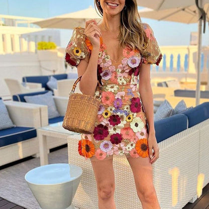 Maja | Trendy en Stijlvolle V-Hals Jurk