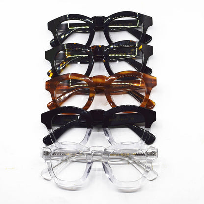 Barb | Dames Dikke Retro Plaatbril – Acetate Monturen