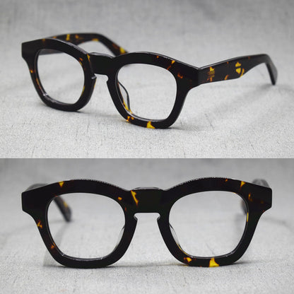 Barb | Dames Dikke Retro Plaatbril – Acetate Monturen