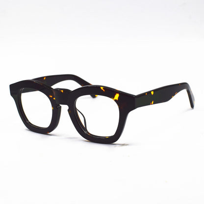Barb | Dames Dikke Retro Plaatbril – Acetate Monturen