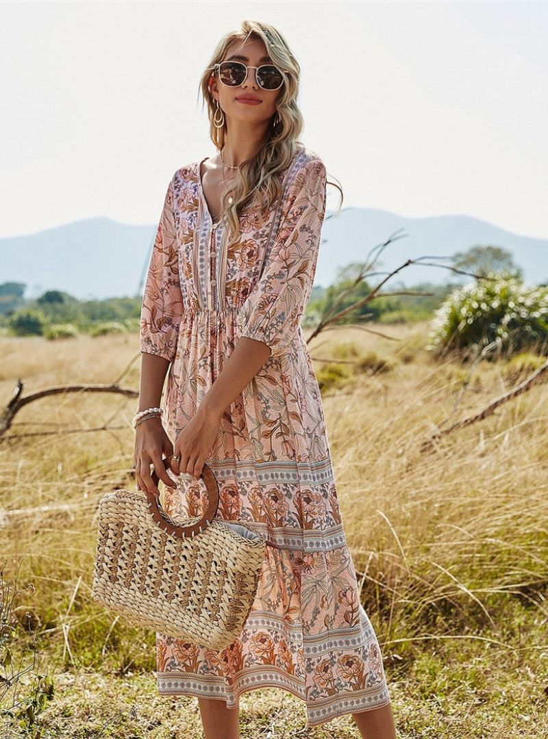 Bethany - Comfortabele Boho Zomerjurk voor dames