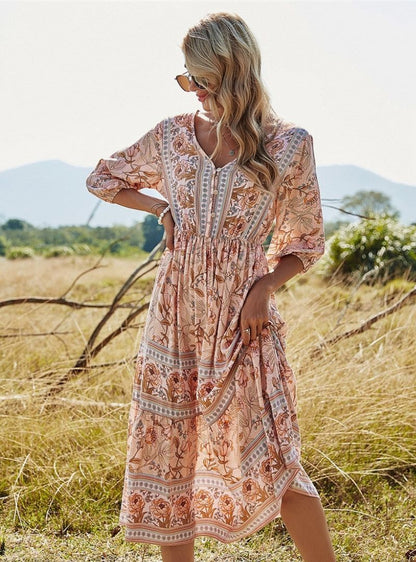 Bethany - Comfortabele Boho Zomerjurk voor dames
