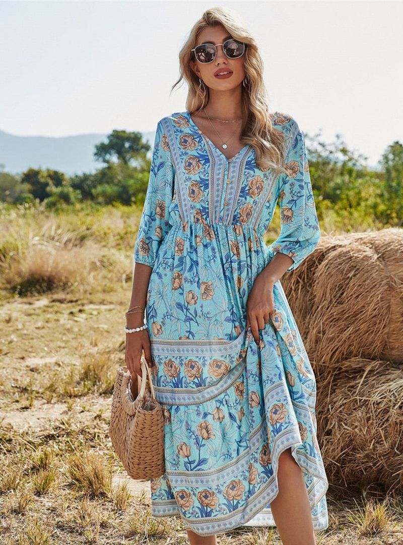 Bethany - Comfortabele Boho Zomerjurk voor dames