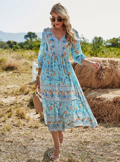 Bethany - Comfortabele Boho Zomerjurk voor dames