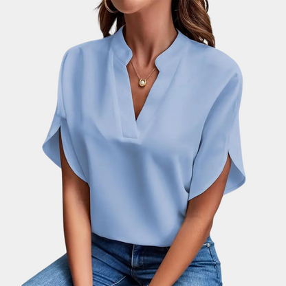 Esmeralda - Effen Dames Blouse