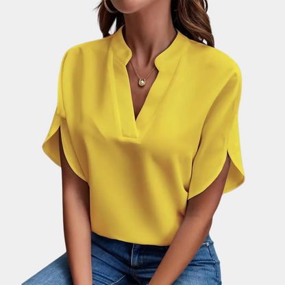 Esmeralda - Effen Dames Blouse