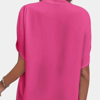 Esmeralda - Effen Dames Blouse