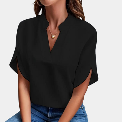 Esmeralda - Effen Dames Blouse