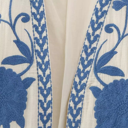 ALIZE | Gilet met Bloemenborduursels