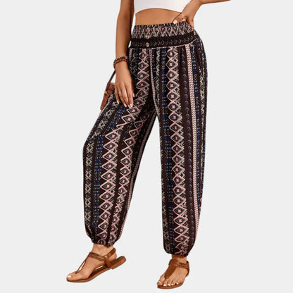 Alyetta - Boho Hoge Taille Dames Broek