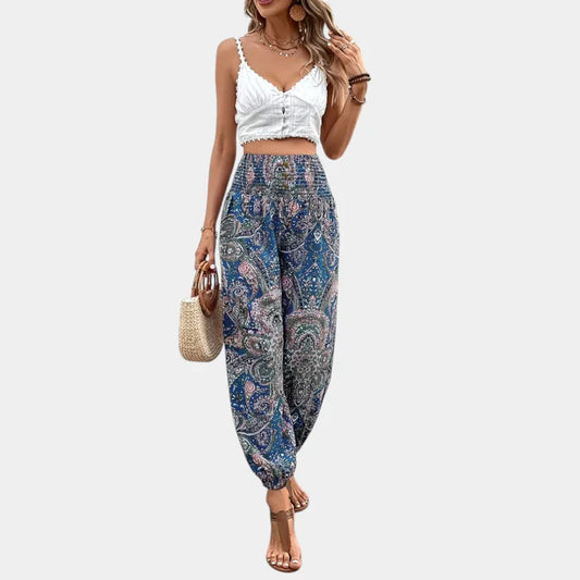 Alyetta - Boho Hoge Taille Dames Broek