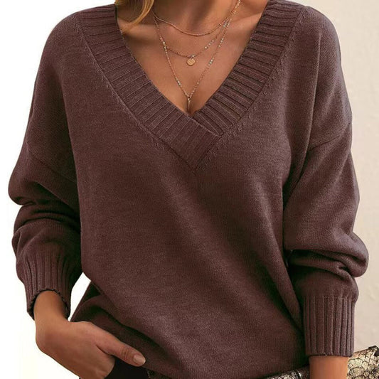 Mylie | Casual trui met V-hals voor vrouwen