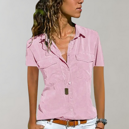 Penny – Damesblouse met Korte Mouwen
