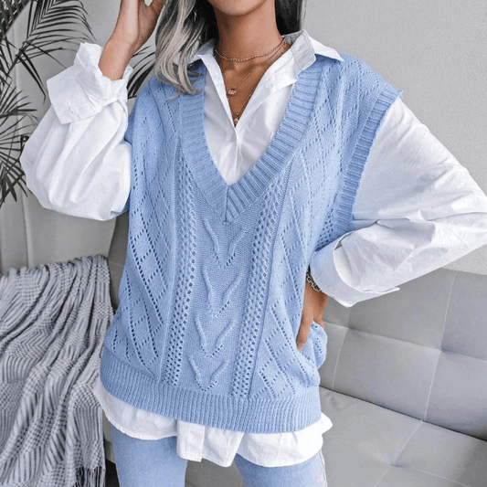 Leyla Gebreid Vest | Tijdloze Stijl en Ultiem Comfort
