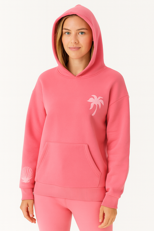 Cecile - Oversized Hoodie met Tropische Print