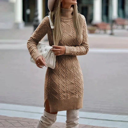 XANOU | Warme Gebreide Winterjurk – Elegant en Stijlvol