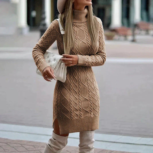 XANOU | Warme Gebreide Winterjurk – Elegant en Stijlvol