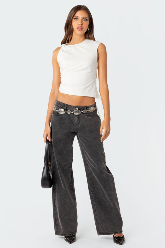 Varsha | Retro Low Dames Jeans
