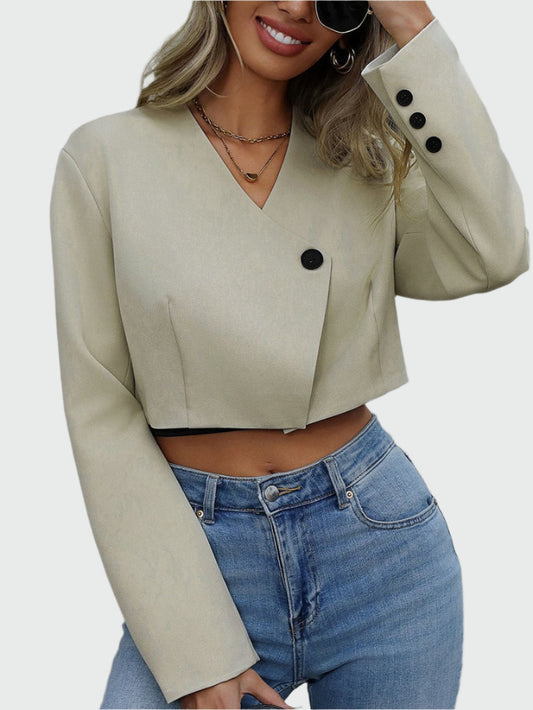 Aisha | Kort Dames Jasje – Trendy, Comfortabel & Elegant