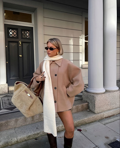 Zoë | Trendy wollen jas voor dames