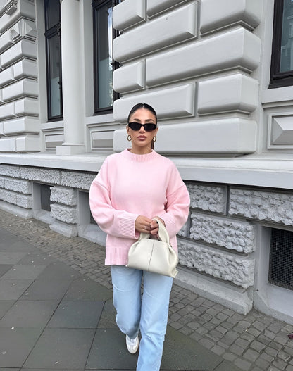 NOAH | Trendy Roze Sweater Voor de Herfst