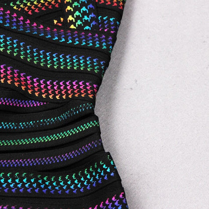 Porto | Kleurrijke Bodycon Party Dress