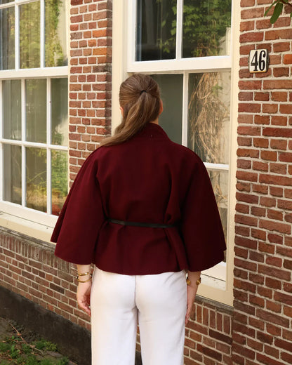 Annelieke - Wollen herfst jas voor dames