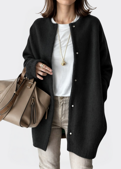 Nicole | Stijlvol Vest van Zachte Stof Dames - Comfortabele Open Cardigan