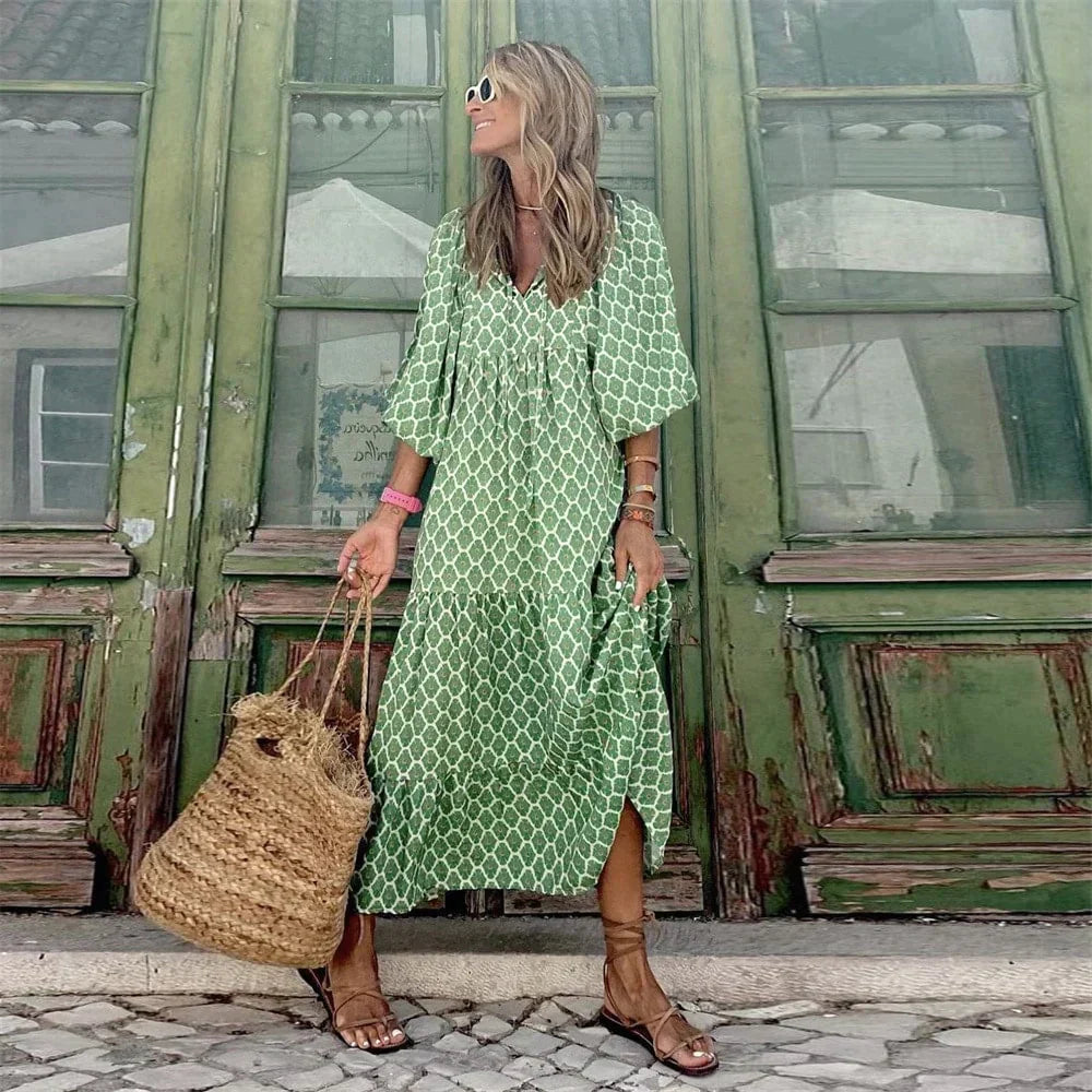 Sas - Trendy lange Zomer jurk voor dames
