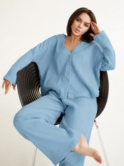 Guusje | Oversized katoenen loungewear set voor dames