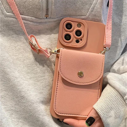 Lille | Crossbody Portemonnee Telefoonhoesje met Riem