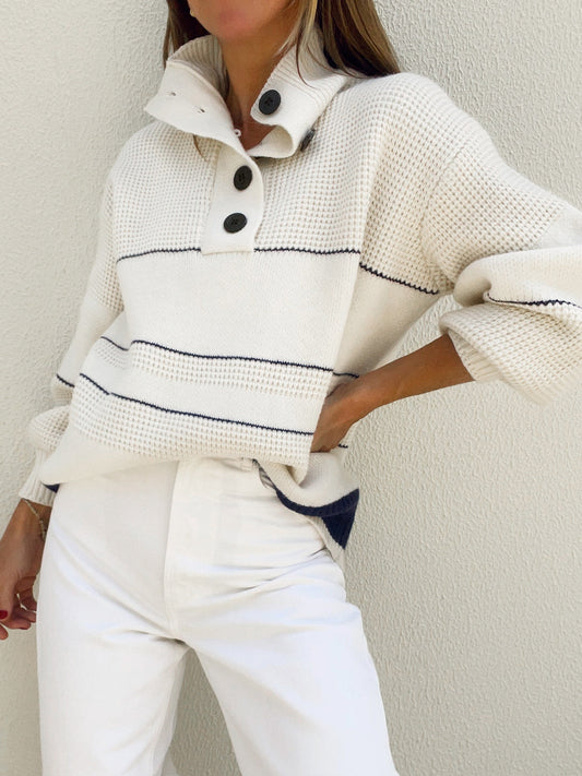 Sabrina | Ovaal Gebreide Trui Dames - Casual Comfort
