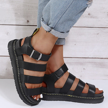 Ivon - Leren Comfortabele Sandalen