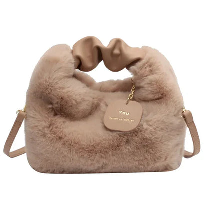 Virginia | Elegante Zachte Fluffy Tas voor dames