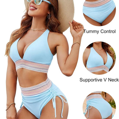 Abbigayle – Dames Bikini met Verstelbare Bandjes en Voorgevormde Cups