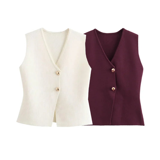 Vonne - Gold Button Bodywarmer