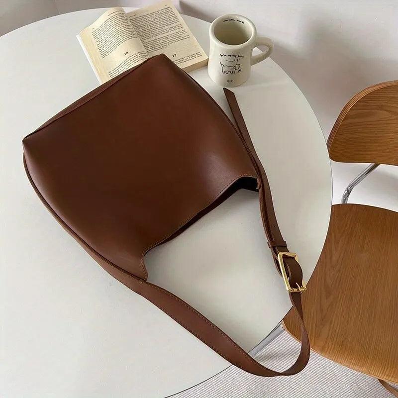 FLAIR - Moderne Leren Schoudertas