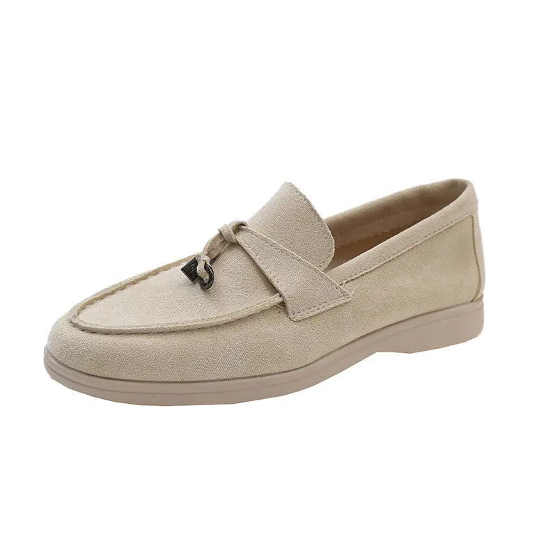 Melody | Elegante suède instappers met comfortabele zool