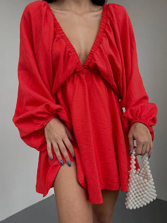 Avignon | Bohemian zomerjurk met lange mouwen