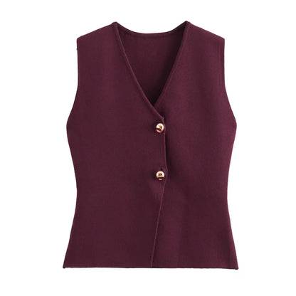Vonne - Gold Button Bodywarmer