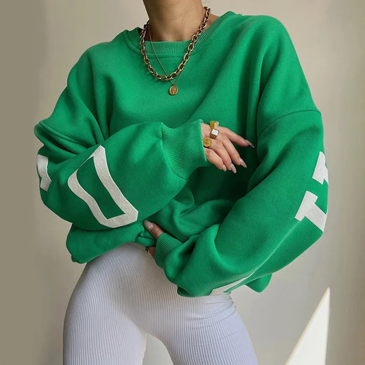 Romina - Comfortabele Casual Dames Oversized Sweatshirt voor de Herfst