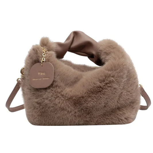 Virginia | Elegante Zachte Fluffy Tas voor dames