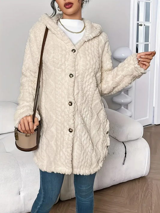 Celeste | Dames vest van zacht teddy-materiaal