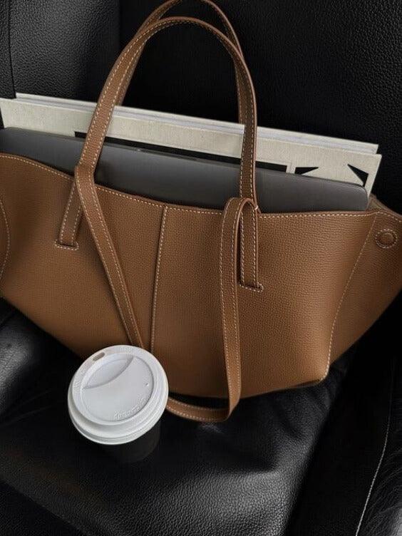 Justine | Luxe Vintage Leren Tote Bag