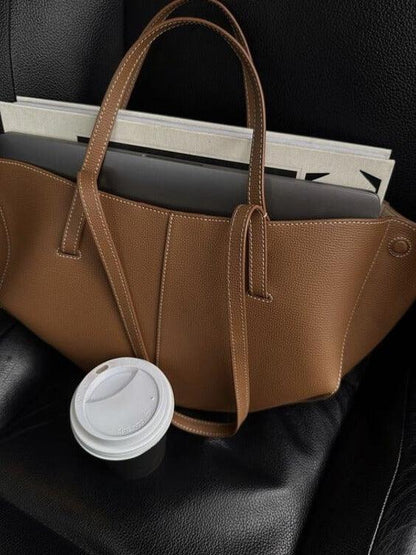 Justine | Luxe Vintage Leren Tote Bag