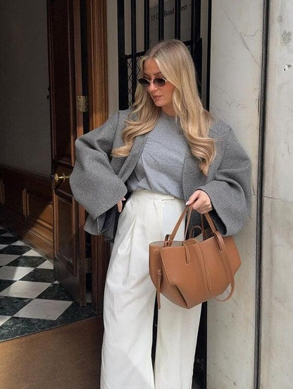 Justine | Luxe Vintage Leren Tote Bag