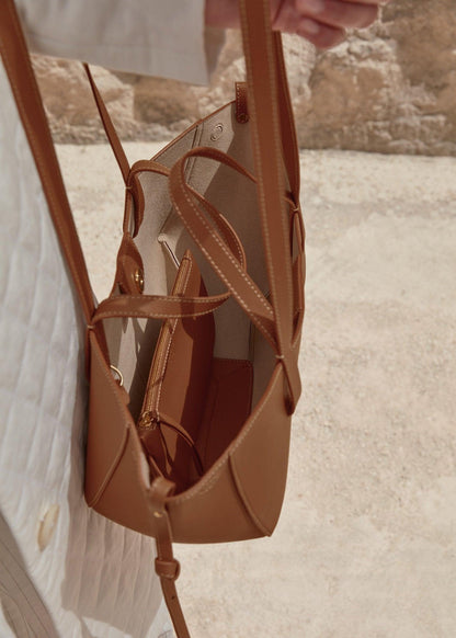 Porto - Oversized Dames Tote Bag van Leer