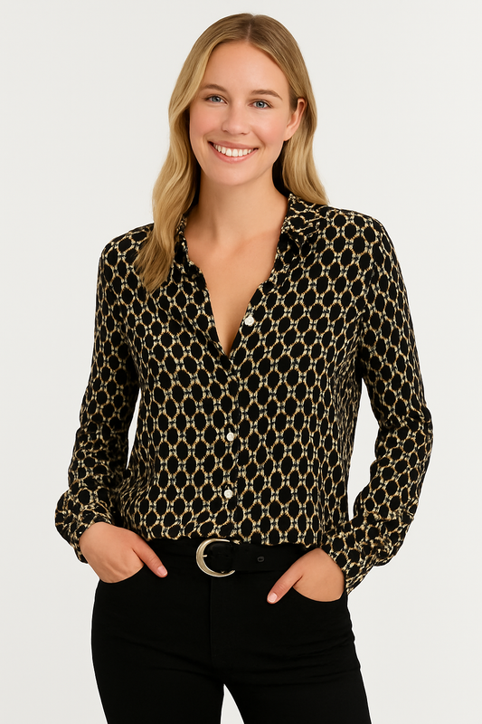VADA | Dames Blouse met een V-hals voor ieder seizoen