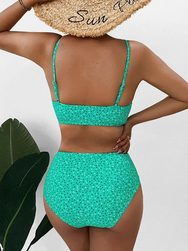 MAUI Bikini Set – Stralende Bikini met Hoge Taille